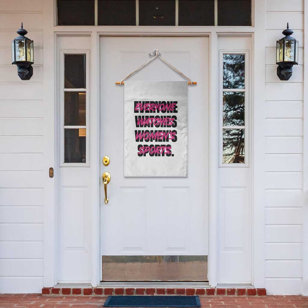 Womens Sports Garden Flag Feminist Body Positivity Inclusive Equality - Wonder Print Shop