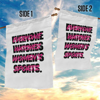 Womens Sports Garden Flag Feminist Body Positivity Inclusive Equality - Wonder Print Shop