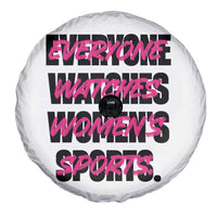Womens Sports Spare Tire Cover Feminist Body Positivity Inclusive Equality - Wonder Print Shop