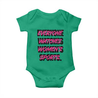 Womens Sports Baby Onesie Feminist Body Positivity Inclusive Equality - Wonder Print Shop