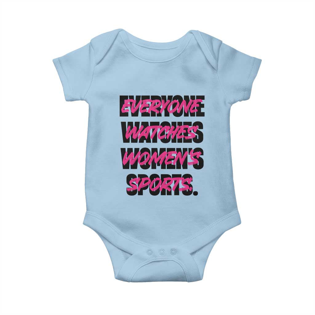 Womens Sports Baby Onesie Feminist Body Positivity Inclusive Equality - Wonder Print Shop