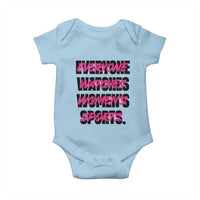 Womens Sports Baby Onesie Feminist Body Positivity Inclusive Equality - Wonder Print Shop