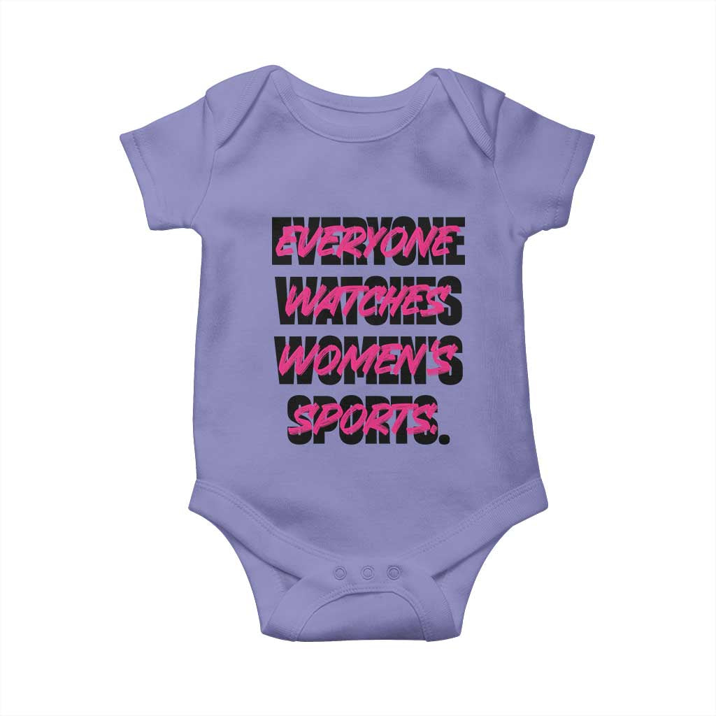Womens Sports Baby Onesie Feminist Body Positivity Inclusive Equality - Wonder Print Shop