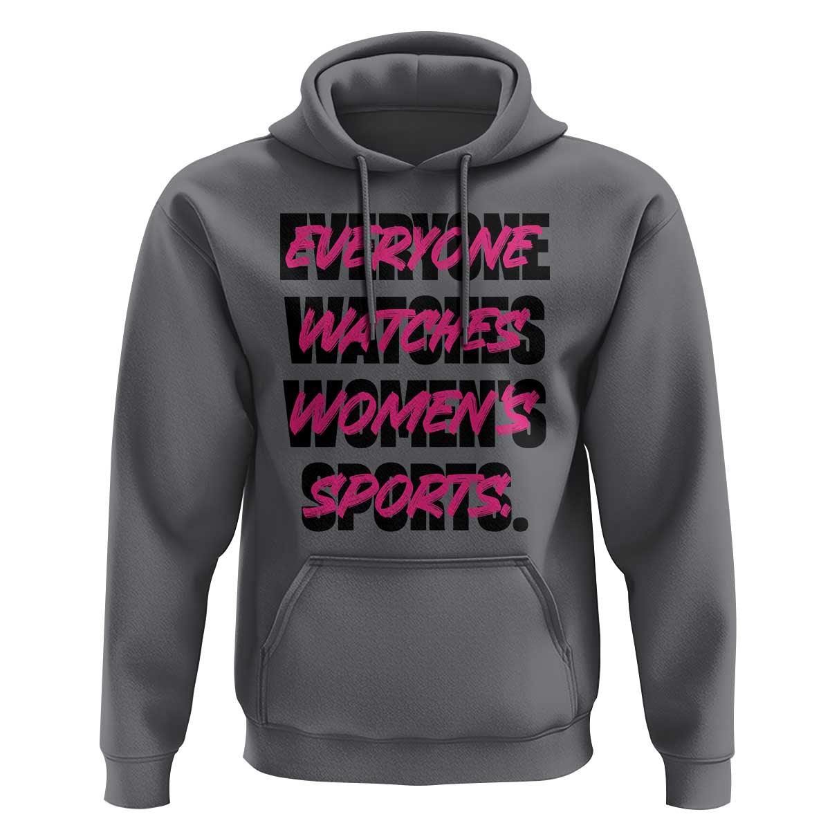 Womens Sports Hoodie Feminist Body Positivity Inclusive Equality - Wonder Print Shop