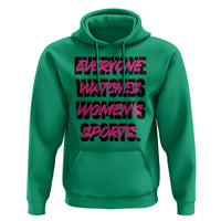 Womens Sports Hoodie Feminist Body Positivity Inclusive Equality - Wonder Print Shop