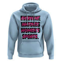 Womens Sports Hoodie Feminist Body Positivity Inclusive Equality - Wonder Print Shop