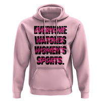 Womens Sports Hoodie Feminist Body Positivity Inclusive Equality - Wonder Print Shop