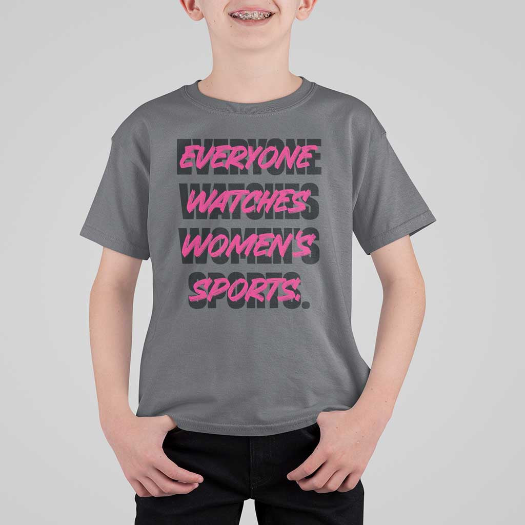 Womens Sports T Shirt For Kid Feminist Body Positivity Inclusive Equality - Wonder Print Shop