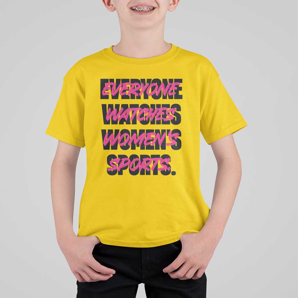 Womens Sports T Shirt For Kid Feminist Body Positivity Inclusive Equality - Wonder Print Shop