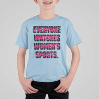 Womens Sports T Shirt For Kid Feminist Body Positivity Inclusive Equality - Wonder Print Shop