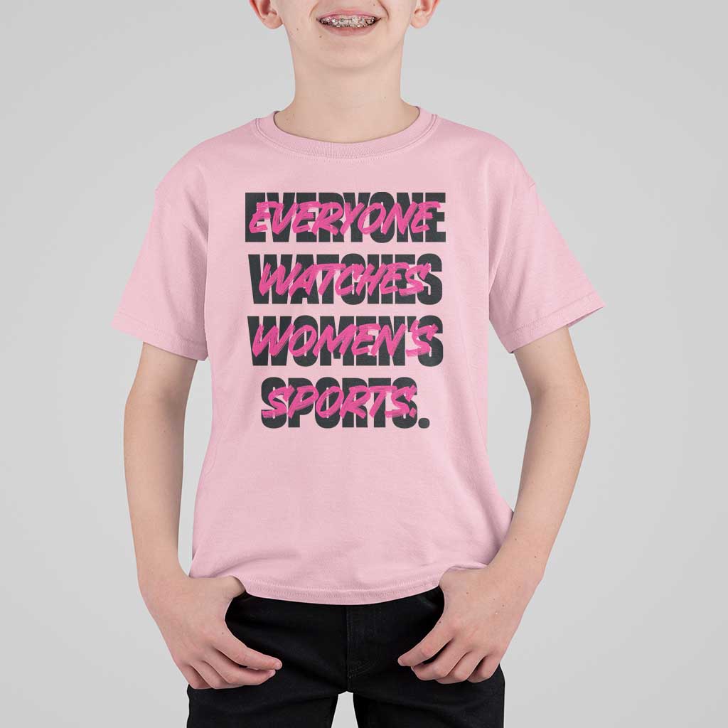 Womens Sports T Shirt For Kid Feminist Body Positivity Inclusive Equality - Wonder Print Shop