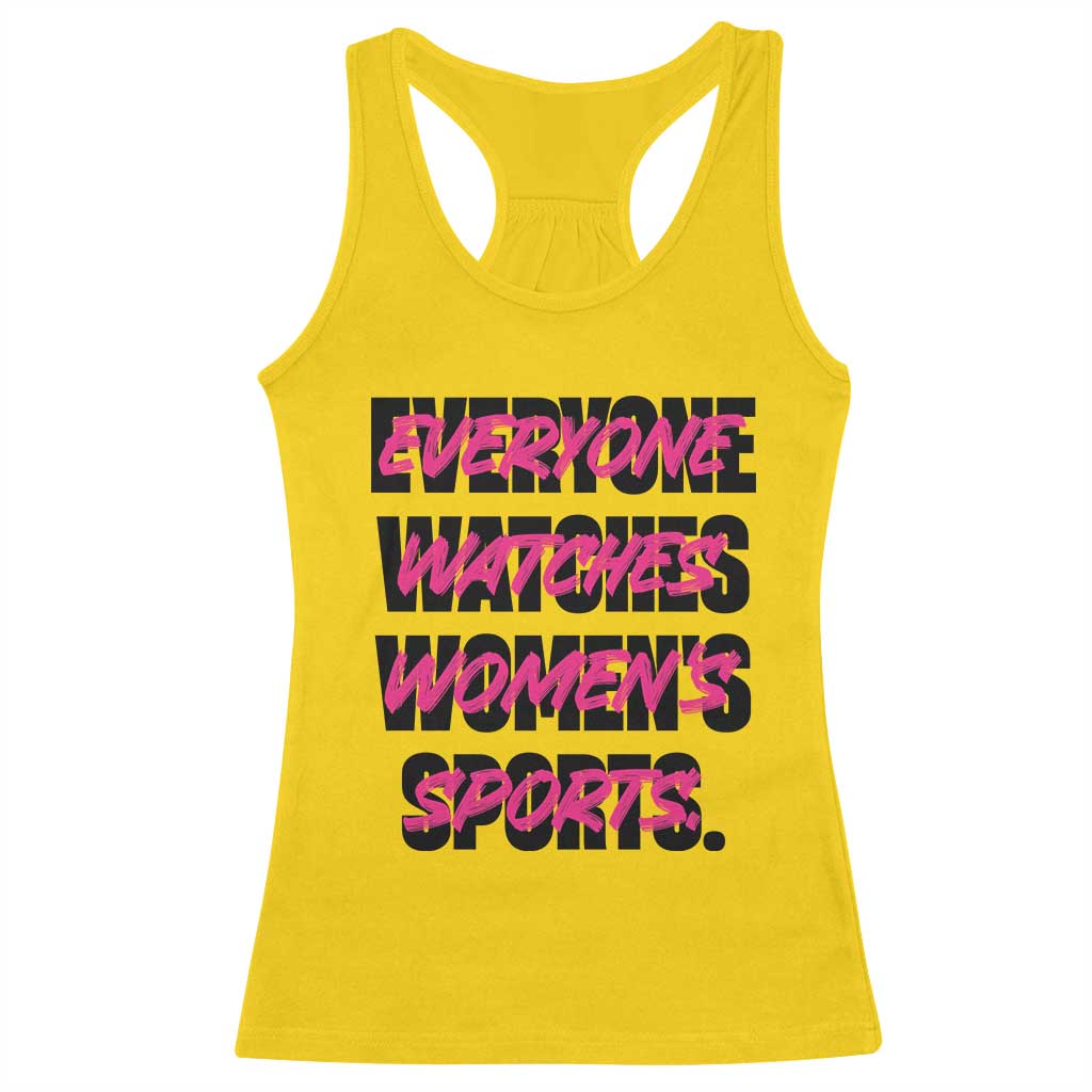 Womens Sports Racerback Tank Top Feminist Body Positivity Inclusive Equality - Wonder Print Shop