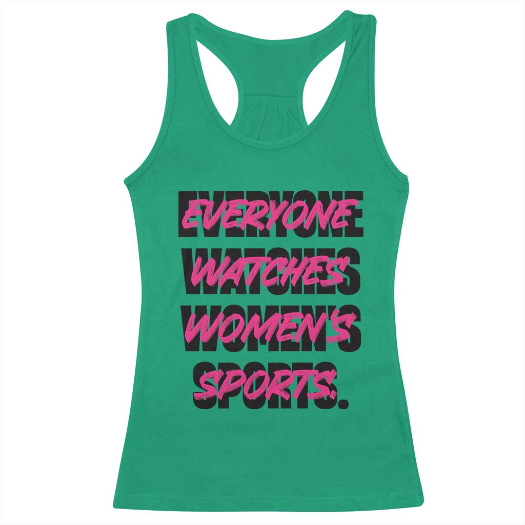 Womens Sports Racerback Tank Top Feminist Body Positivity Inclusive Equality - Wonder Print Shop