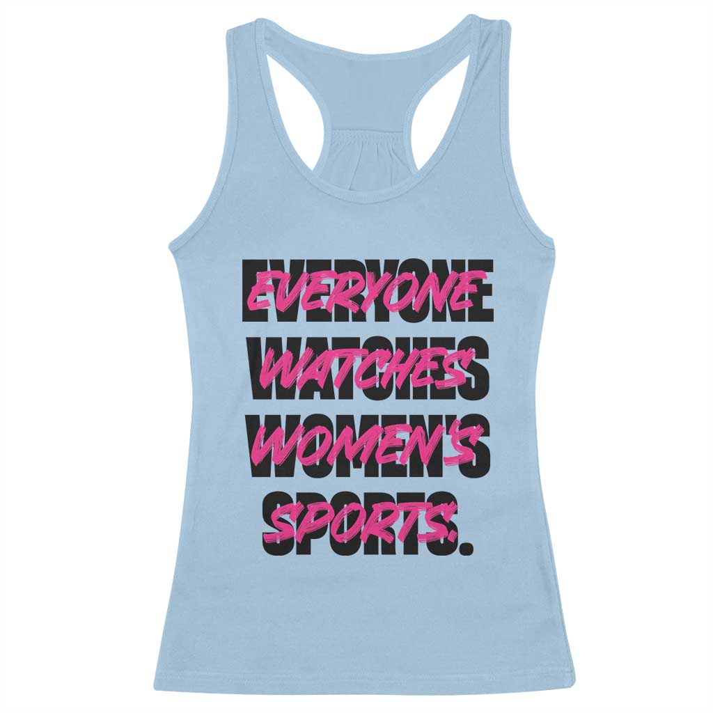 Womens Sports Racerback Tank Top Feminist Body Positivity Inclusive Equality - Wonder Print Shop