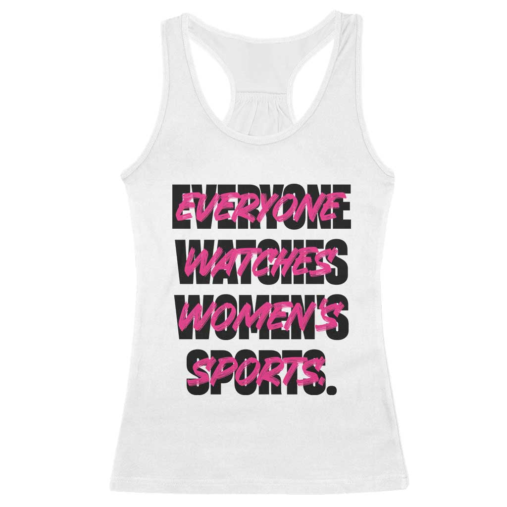 Womens Sports Racerback Tank Top Feminist Body Positivity Inclusive Equality - Wonder Print Shop