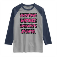Womens Sports Raglan Shirt Feminist Body Positivity Inclusive Equality - Wonder Print Shop