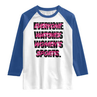 Womens Sports Raglan Shirt Feminist Body Positivity Inclusive Equality - Wonder Print Shop