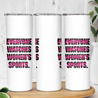 Womens Sports Skinny Tumbler Feminist Body Positivity Inclusive Equality - Wonder Print Shop
