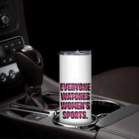 Womens Sports Skinny Tumbler Feminist Body Positivity Inclusive Equality - Wonder Print Shop