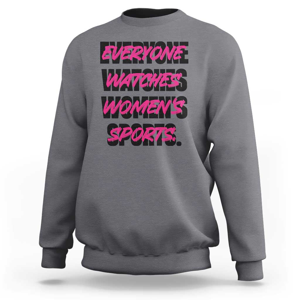 Womens Sports Sweatshirt Feminist Body Positivity Inclusive Equality - Wonder Print Shop