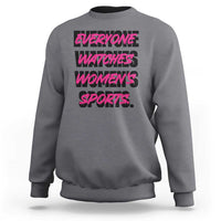 Womens Sports Sweatshirt Feminist Body Positivity Inclusive Equality - Wonder Print Shop
