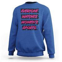 Womens Sports Sweatshirt Feminist Body Positivity Inclusive Equality - Wonder Print Shop