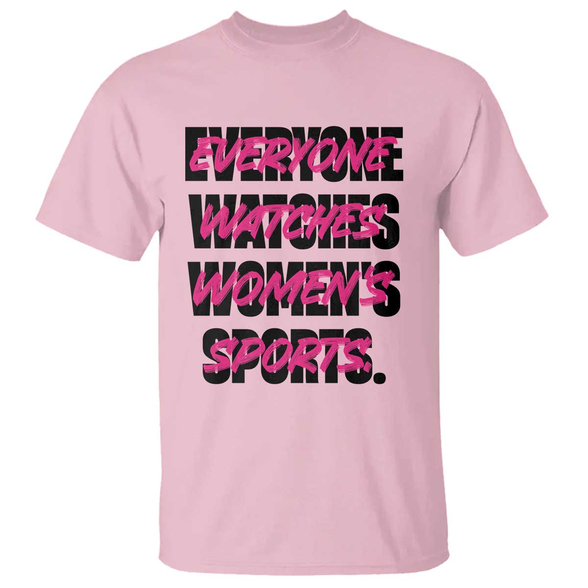 Womens Sports T Shirt Feminist Body Positivity Inclusive Equality - Wonder Print Shop