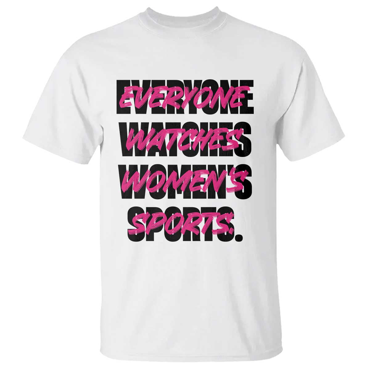 Womens Sports T Shirt Feminist Body Positivity Inclusive Equality - Wonder Print Shop