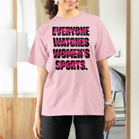Womens Sports T Shirt For Women Feminist Body Positivity Inclusive Equality - Wonder Print Shop