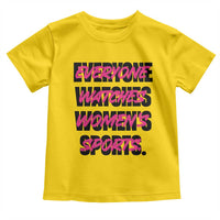 Womens Sports Toddler T Shirt Feminist Body Positivity Inclusive Equality - Wonder Print Shop