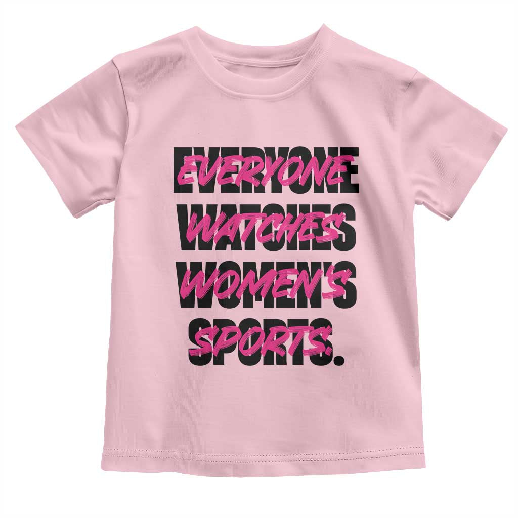 Womens Sports Toddler T Shirt Feminist Body Positivity Inclusive Equality - Wonder Print Shop