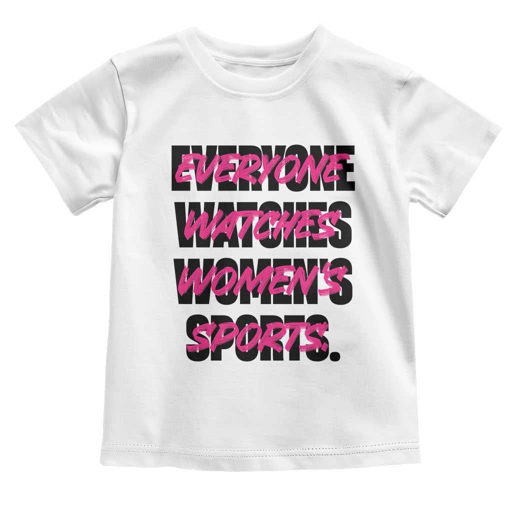 Womens Sports Toddler T Shirt Feminist Body Positivity Inclusive Equality - Wonder Print Shop