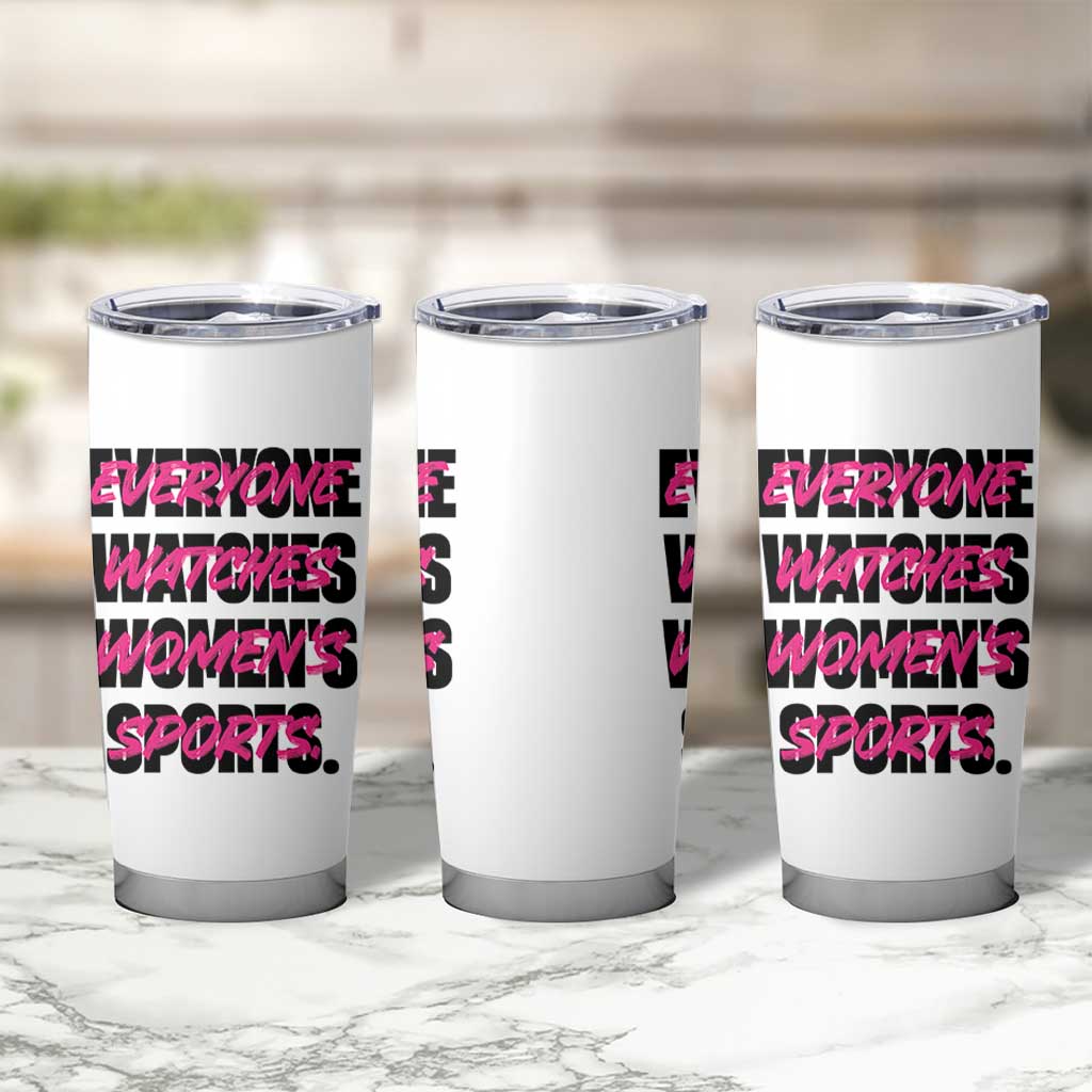 Womens Sports Tumbler Cup Feminist Body Positivity Inclusive Equality - Wonder Print Shop