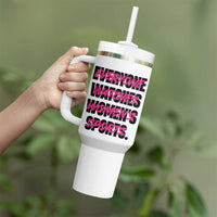 Womens Sports Tumbler With Handle Feminist Body Positivity Inclusive Equality - Wonder Print Shop