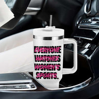 Womens Sports Tumbler With Handle Feminist Body Positivity Inclusive Equality - Wonder Print Shop