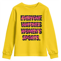 Womens Sports Youth Sweatshirt Feminist Body Positivity Inclusive Equality - Wonder Print Shop