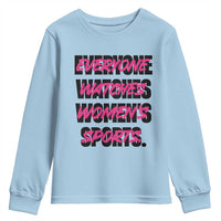 Womens Sports Youth Sweatshirt Feminist Body Positivity Inclusive Equality - Wonder Print Shop