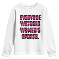 Womens Sports Youth Sweatshirt Feminist Body Positivity Inclusive Equality - Wonder Print Shop