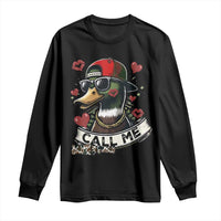 Valentine Mallard Duck Long Sleeve Shirt Camo Hunting Valentines Day Gift For Her