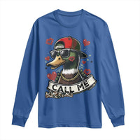 Valentine Mallard Duck Long Sleeve Shirt Camo Hunting Valentines Day Gift For Her