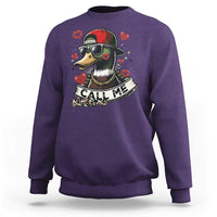 Valentine Mallard Duck Sweatshirt Camo Hunting Valentines Day Gift For Her