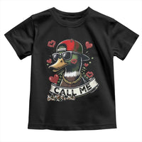 Valentine Mallard Duck Toddler T Shirt Camo Hunting Valentines Day Gift For Her