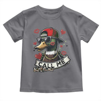 Valentine Mallard Duck Toddler T Shirt Camo Hunting Valentines Day Gift For Her