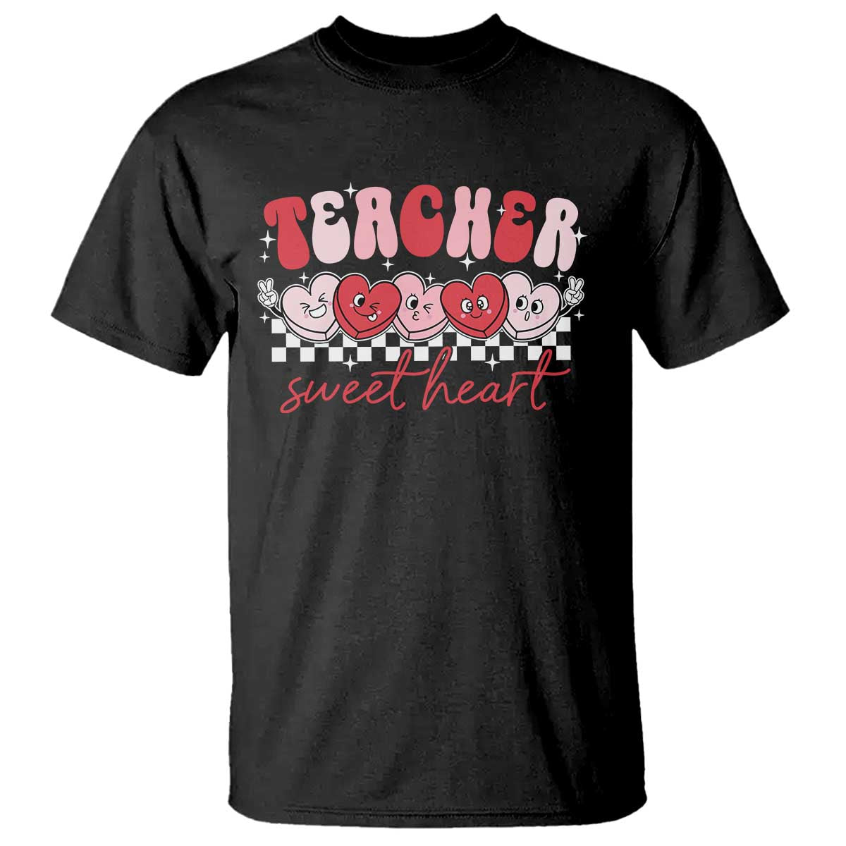 Valentines Day Teacher T Shirt Teaching Sweethearts
