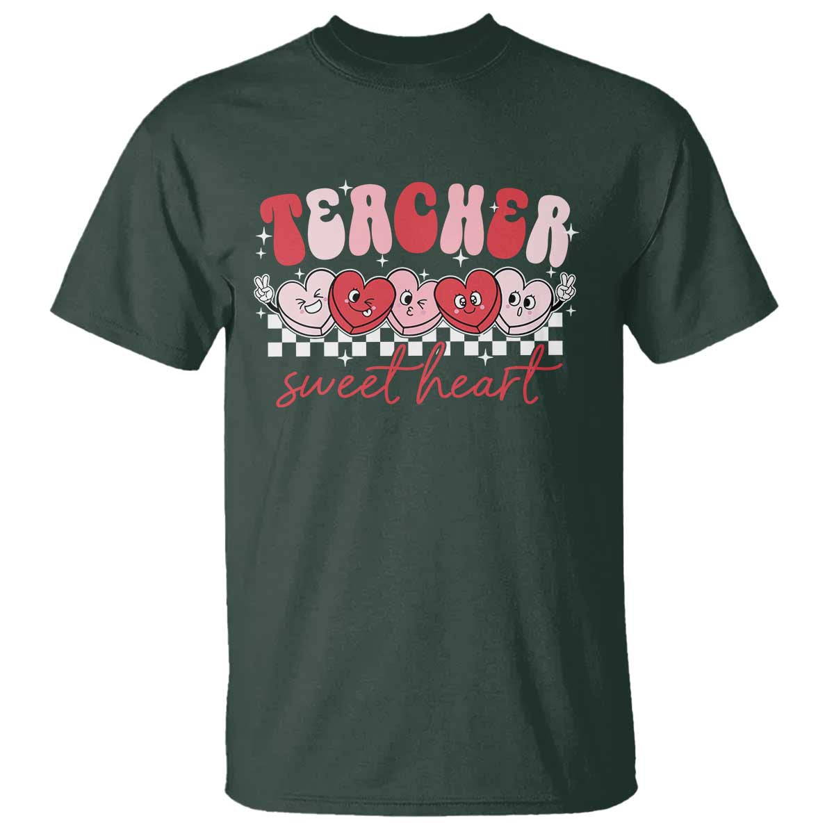 Valentines Day Teacher T Shirt Teaching Sweethearts