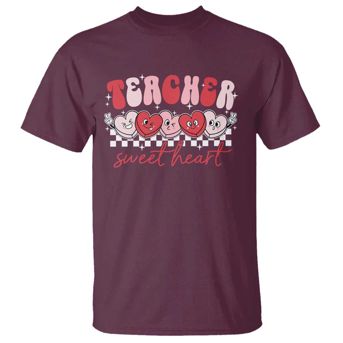 Valentines Day Teacher T Shirt Teaching Sweethearts