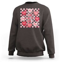 Valentine Teacher Sweatshirt My Students Are My Valentines Hearts