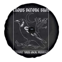 Crows Before Bros Support Your Local Murder Spare Tire Cover Funny Crow Lovers - Wonder Print Shop