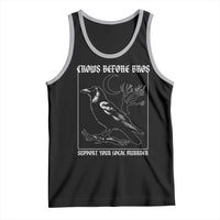Crows Before Bros Support Your Local Murder Tank Top Funny Crow Lovers - Wonder Print Shop