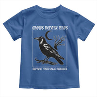 Crows Before Bros Support Your Local Murder Toddler T Shirt Funny Crow Lovers - Wonder Print Shop